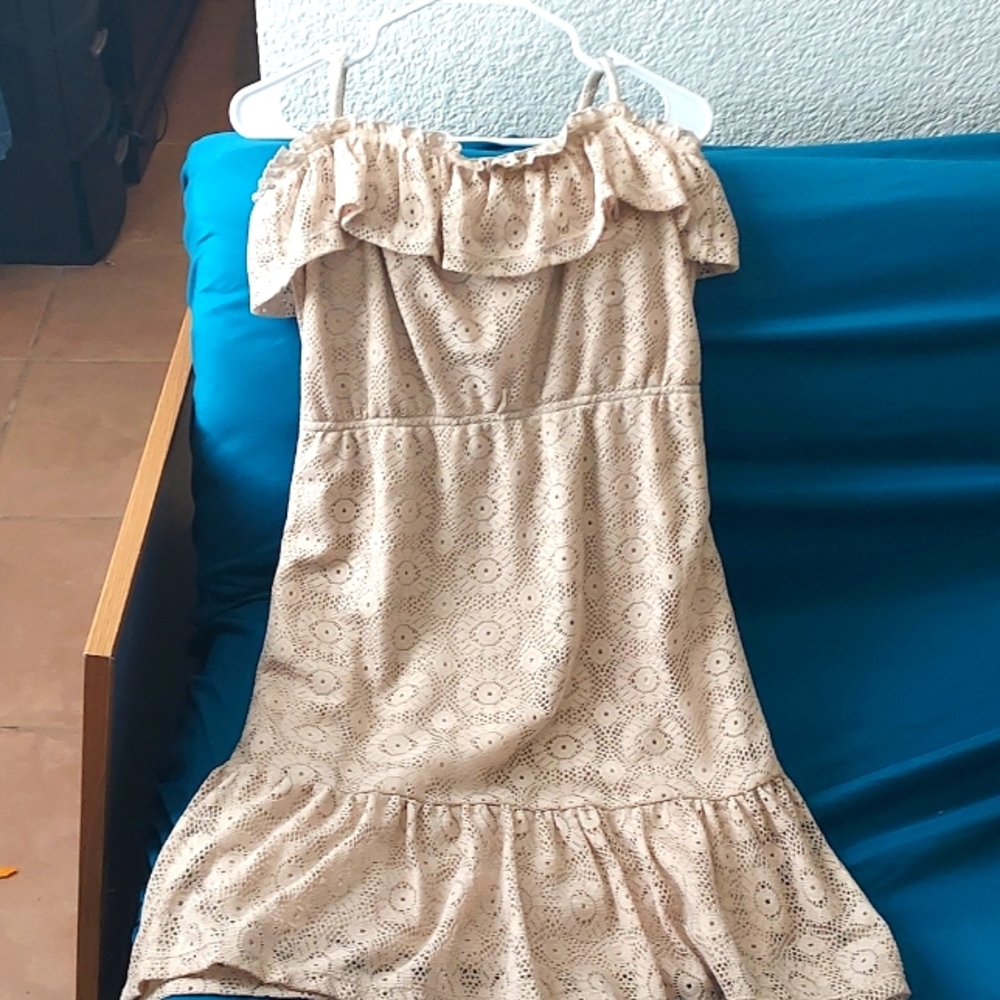Tan dress